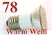 78 LED Strahler E27 Warm Weiss Spot Leuchtmittel JDR E-27 230V Warmweiß
