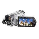 Canon FS100 Camcorder (SD Card, 45-fach opt. Zoom, 2,7" Display) in silber