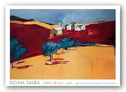 Horta De San Juan by Regina Saura 36"x24" Art Print Poster Latin