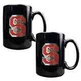North Carolina State Wolfpack Coffee Mug Set of 2