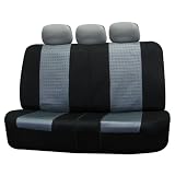 Adjustable Universal Bench Seat Cover with 40 60 and 50 50 Split Fb060 Gray black...
