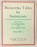 'Biometrika' tables for statisticians
