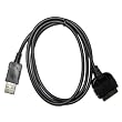 Premium Black USB Charging Sync Cable for Apple Iphone 3G, 3Gs, iPhone 8GB, 16GB, iPhone 2G, iPod Nano (3rd / 4th Generation), iPod Touch (1st / 2nd Generation) 8GB, 16GB, 32GB, iPod Classic by Accessory Export