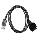 Premium Black USB Charging Sync Cable for Apple Iphone 3G, 3Gs, iPhone 8GB, 16GB, iPhone 2G, iPod Nano (3rd / 4th Generation), iPod Touch (1st / 2nd Generation) 8GB, 16GB, 32GB, iPod Classic by Accessory Export