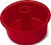 SiliconeZone Large Angel Food Cake Pan, Red
