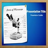 Parts Of Microscope PowerPoint Template - PowerPoint (PPT) Themes on Parts Of Microscope
