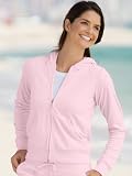 Velour Hooded Sweatshirt