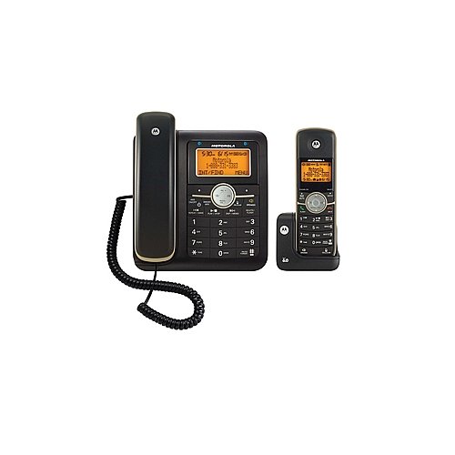 Motorola DECT 6.0 Corded Base Phone with Cordless Handset, Digital Answering System and Bluetooth L512CBT
