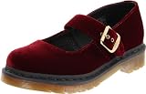 Dr. Martens Women's Mary Casual Shoe,Cherry Red Zebra/Velvet,3 UK/5 M US