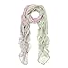 Elegant Ombre Paisley Scarf Wrap, Green