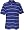 Los Angeles Dodgers Classic Pique Striped Polo - Small