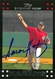 Aaron Harang Autographed/Hand Signed Baseball Card (Cincinnati Reds) 2007 Topps #476
