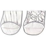 Aden + Anais Silky Soft Burpy Bib Bundle - 2 Items: Moonlight Leafy and Moonlight Beads