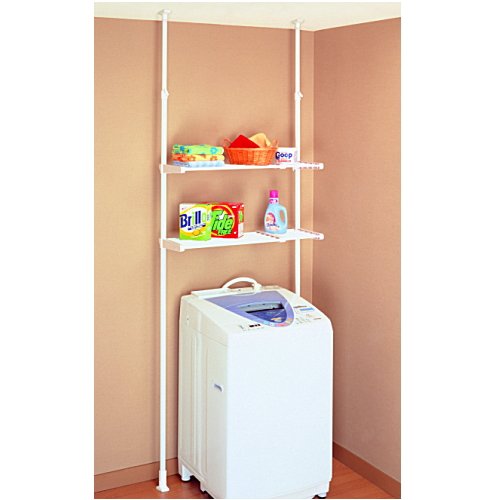 隙間収納家具 『突っ張り 洗濯機棚』 (A730)