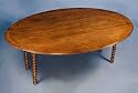 Furniture online: Antique Style Solid Oak Drop Leaf Dining Table