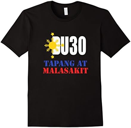 Men's Duterte t shirts, Duterte For President Philippines DU30 Medium Black