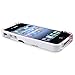 Insten TPU Rubber Skin Case Compatible with Apple iPhone 4/4S - Retail Packaging - White/Purple Flower