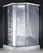 DreamLine Jetted Steam Shower Cabin NEPTUNE Shower: 51 1/8