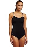 Speedo Womens Solid Lingerie Clip Back Swimsuit