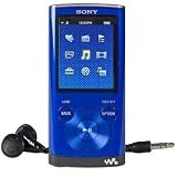 Sony - Walkman NWZ-E355B - Digital player radio - flash 16 GB - WMA, MP3, AAC-LC, LPCM - video playback - display: 2'' - Blue
