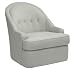 Dwellstudio Savoy Upholstered Glider, Linen Ice Blue
