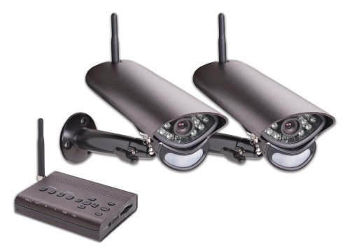 Lorex LW2302B Ultra Digital Wireless 4-Channel Video Recording Solution with 2 Weather Resistant PIR Cameras (Silver)