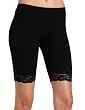 Steve Madden Legwear Womens Lace Trim Bike Short