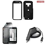 HTC Touch PRO2 CDMA Sprint Combo Rubber Feel Black Protective Case Faceplat ....