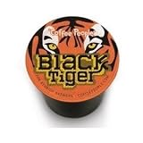 48 Count - Coffee People Black Tiger Bold Coffee K-Cup For Keurig Brewers
