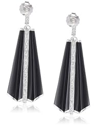 Miriam Salat Resin and Cubic-Zirconia Deco Post Earrings
