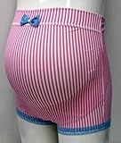 ローズマダム(Rosemadame) マタニティサポートガードル (ギャルママ) ストライプ ピンク M 102-2109-01