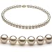 White 7.5-8mm AAA Japanese Akoya Pearl Necklace 36 inch Rope Length