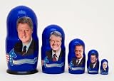 Democrat Presidents Nesting Doll 5pc./6