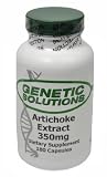 Artichoke Extract 100% Natural Weight Loss Supplement - 180 Capsules, 350 Mg - By Genetic Solutions