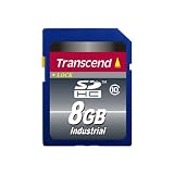 Transcend Industrial 8 GB SDHC Class 10 Flash Memory Card TS8GSDHC10I