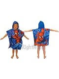 Spiderman Web Hooded Poncho Towel