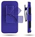 BLU Studio 5.5 Case, RANZ® CAROLINA BLUE Rugged Impact Armor Hybrid Kickstand Cover with Belt Clip Holster Case For BLU Studio 5.5 D610a + Touch Stylus
