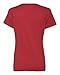 Hanes Women's Nano- V-Neck T-Shirt Vintage Red Medium