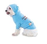 LOUISIANA ROCKS! Hooded (Hoody) T-Shirt with pocket for your Dog or Cat 'Size 00' Lt Blue