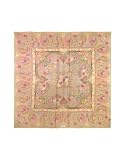 Basile Oriental Print Chiffon Silk Square Scarf Variation 3