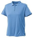 Columbia Women's Seabell Tech II Short Sleeve Polo, Blue Yonder, X-Small