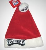 Philadelphia Eagles NFL Plush Red Christmas Santa Hat
