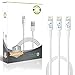 iPhone 6 Cable,Enther® 3 Pieces Pack Lightning Cable 3ft (Three Feet) 8 pin to USB SYNC Cable Charger Cord for Apple iPhone 5 / 5s / 5c / 6 / 6 Plus, iPod 7, iPad Mini / mini 2/ mini 3, iPad 4 / iPad Air / iPad Air 2(Compatible with iOS 8)