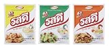 Thai Chicken, Pork, Garlic Flavor Powder Ingredient for Soup, Fried 80 gm Unit (3 Packs)