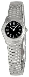 Ebel Women's EB9003F11-5125 Classic Mini Black Dial Watch