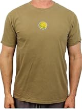 Embroidered Aum (Om) Mens Garment Dyed T-shirt