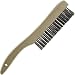 Stainless Steel Wire Scratch Brush 4 x 16 Rows Use: Deburring, Removing Paint, Rust, Scale Product SKU: 5303