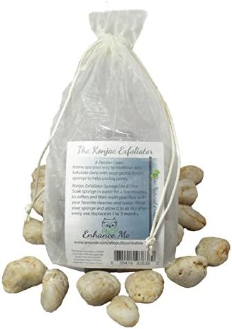 Konjac Sponge 2-pack W/free Anti-aging Makeup Remover, Konjac Facial Sponge Japanese Beauty Secret