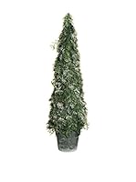 Evergreens Colgante Árbol Blanco/Verde