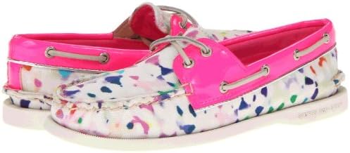 Sperry Women's A/O 2 Eye Boat Shoe, Milly Confetti Print-8.5 M (B)